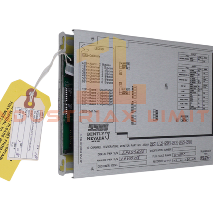 Monitor Suhu Bently Nevada 3300/35