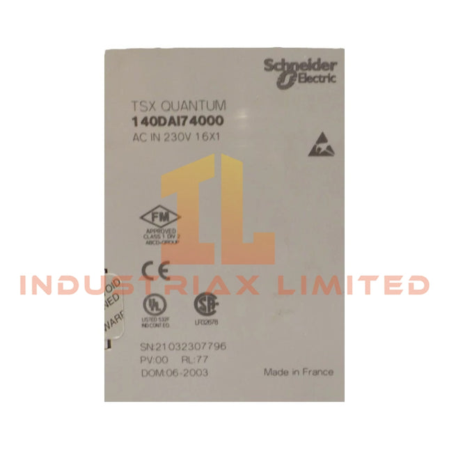 Modicon Quantum Discrete Input Module Schneider Electric 140DAI74000