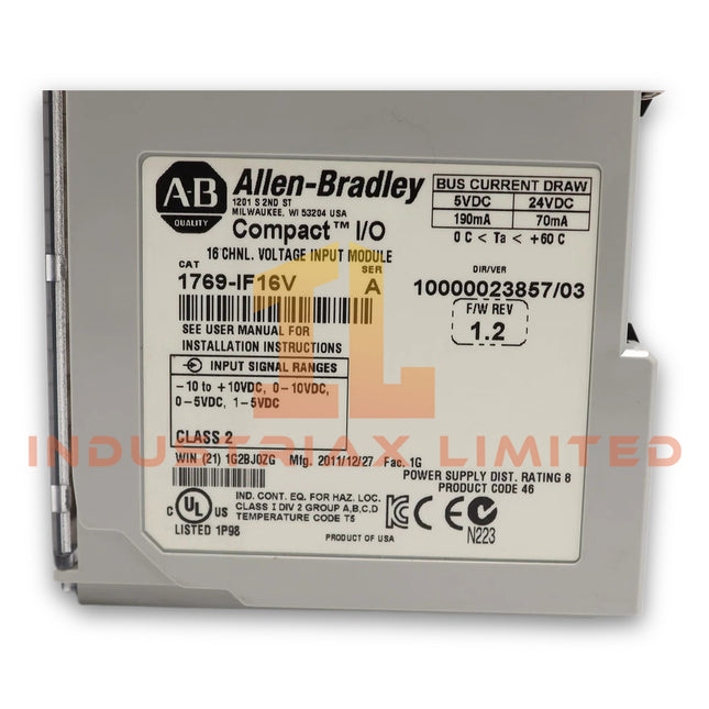 Allen Bradley 1769-IF16V Compact I/O Modules