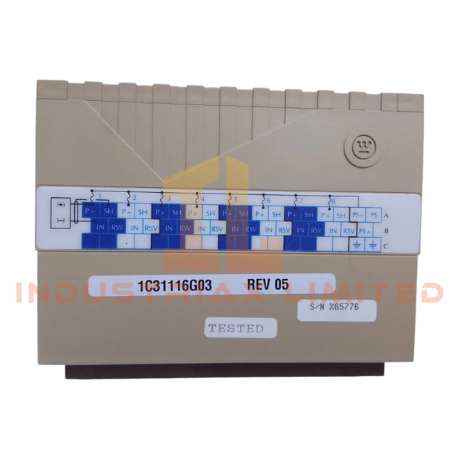 وحدة إدخال تناظري Emerson 1C31116G03 | Ovation 8 قنوات 0-20 مللي أمبير