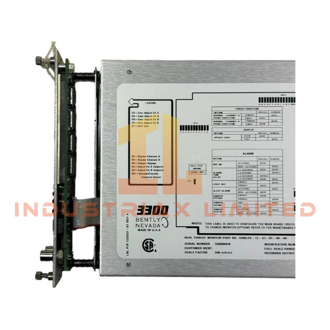 3300/20-12-01-02-00-00 Dual Thrust Position Monitor Bently Nevada