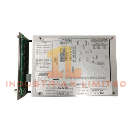 Dual Thrust Position Monitor Bently Nevada 3300/20-13-02-01-00-00