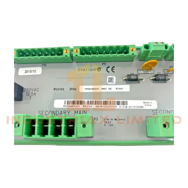 Emerson Ovation 5X00785G09 نظام إمداد الطاقة بدون مروحة للتركيب على سكة DIN