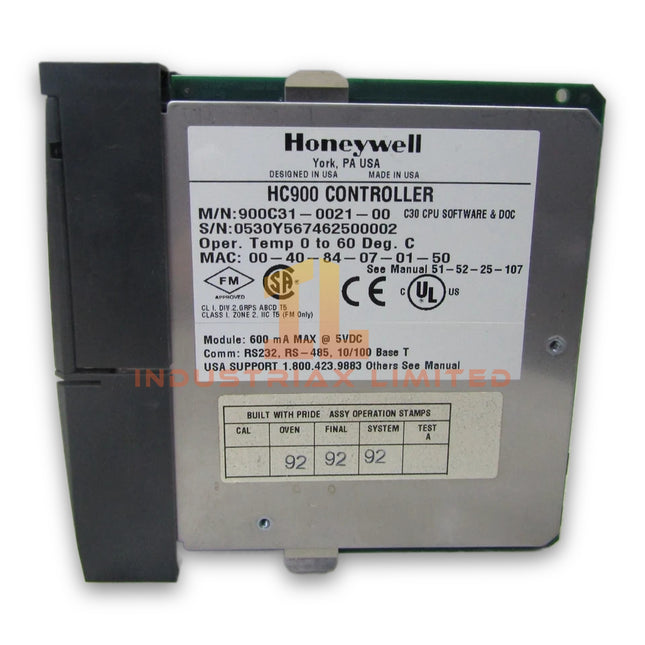 Honeywell 900C31-0021 C30 CPU Module