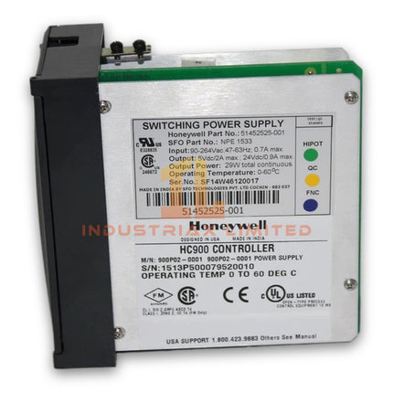 Honeywell 900P02-0001 HC900 Power Supply Module