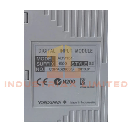 ADV151-E00 ورقة بيانات وحدة الإدخال الرقمية ودليلها الفني من Yokogawa