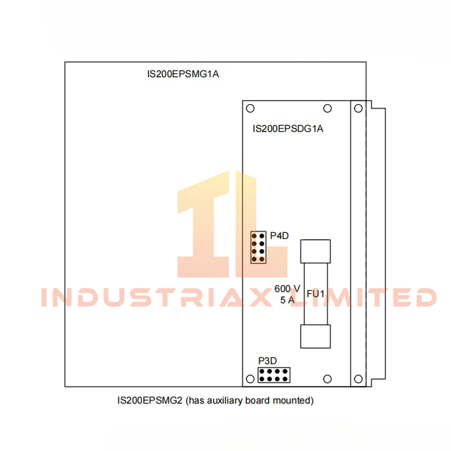 GE IS200EPSDG1A Exciter Regulator Power Supply Daughterboard