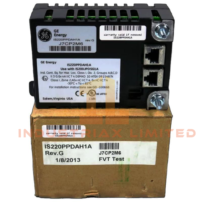 GE IS220PPDAH1A Power Distribution Feedback I/O Pack