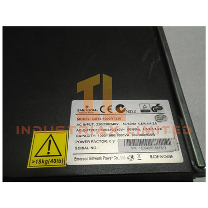 Vertiv Liebert GXT3-1000RT230 Online UPS 1kVA Rak/Menara