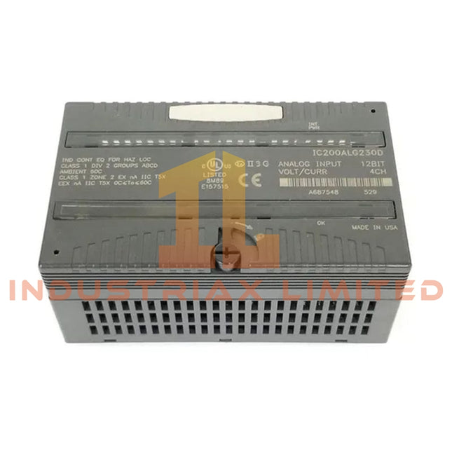 GE IC200ALG230 VersaMax 4-Channel 12-Bit Analog Input Module