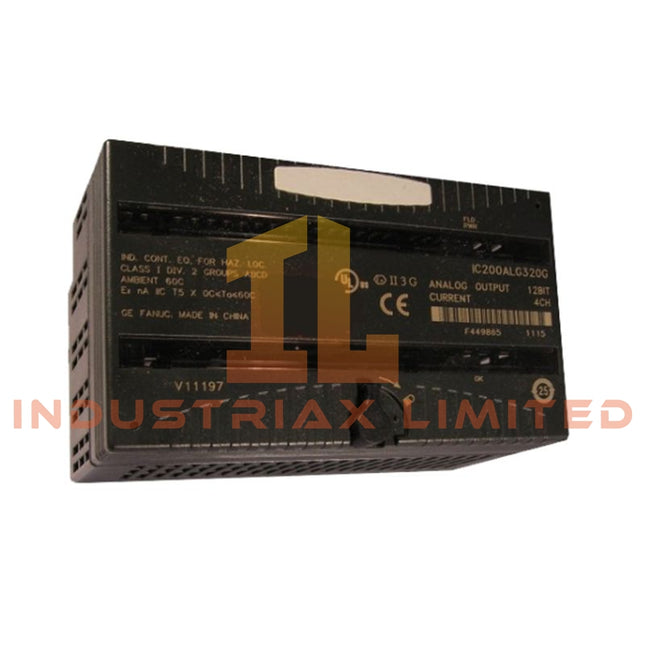 GE IC200ALG322D VersaMax 4-Channel 12-Bit ±10 VDC Analog Output