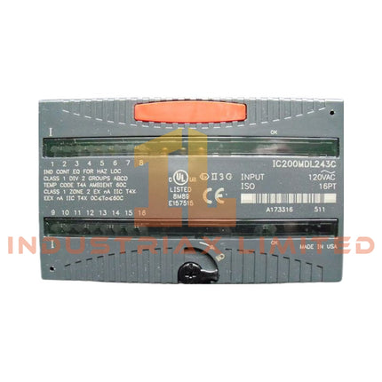 GE IC200MDL243 VersaMax 16-Point AC Input Module