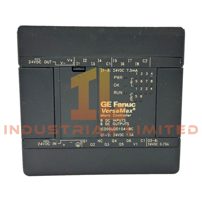 وحدة تحكم PLC صغيرة من GE Fanuc طراز IC200UDD164 VersaMax