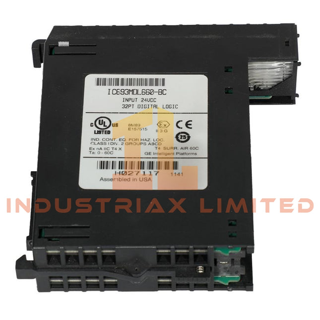 وحدة إدخال منفصلة 32 نقطة بجهد 24 فولت تيار مستمر من سلسلة GE IC693MDL660 90-30