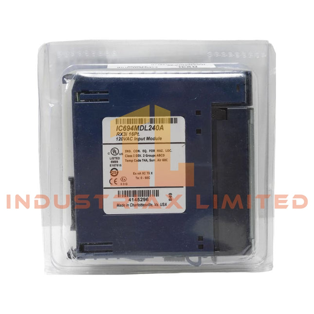 وحدة إدخال منفصلة GE IC694MDL240A بـ 16 نقطة تيار متردد 120 فولت