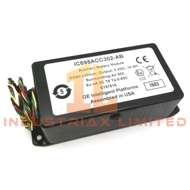 GE Fanuc IC695ACC302 RX3i Auxiliary Smart Battery Module