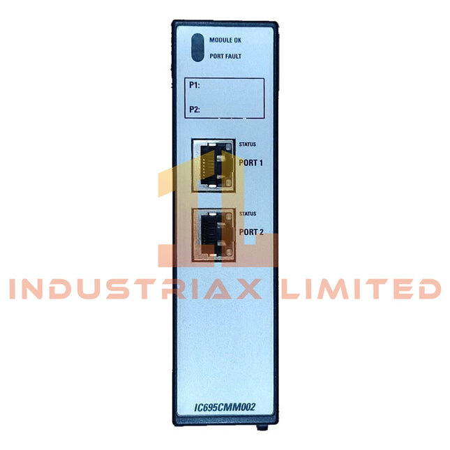 وحدة الاتصالات GE Fanuc IC695CMM002 مزدوجة المنافذ لإيثرنت RX3i