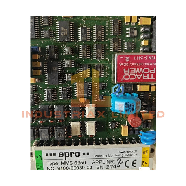 Emerson MMS6350 Digital Overspeed Protection System | Dual-Channel Monitor