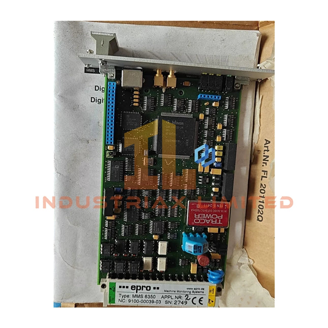 Emerson MMS6350 Digital Overspeed Protection System | Dual-Channel Monitor