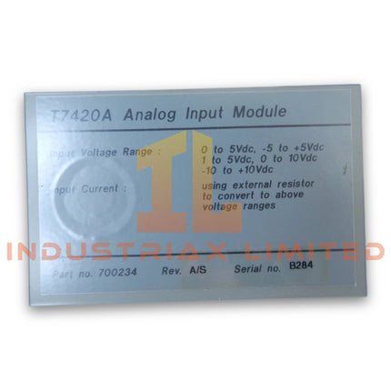ICS Triplex T7420A Trusted Analog Input Module