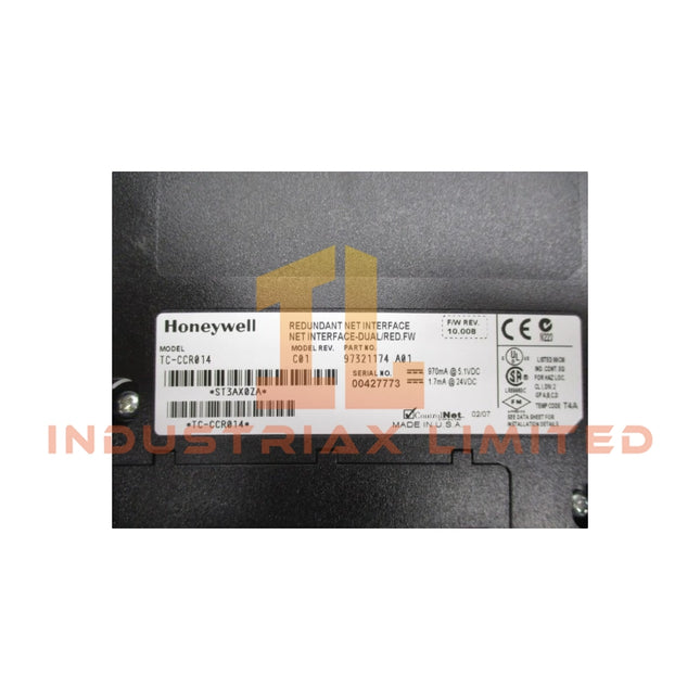 Honeywell TC-CCR014 Redundant ControlNet Interface Module