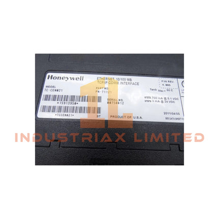 Honeywell TC-CEN021 Control Network Ethernet Module