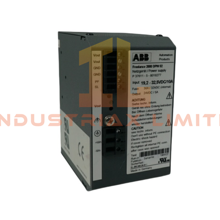 ABB DPW02 Power Supply 24 Vdc Input