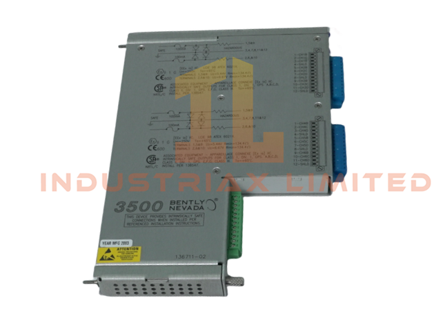 Modul Penghalang Internal Bently Nevada 136711-02