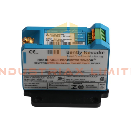 بنتلي نيفادا | 330180-92-05 | مستشعر تقارب 8 مم 3300 XL