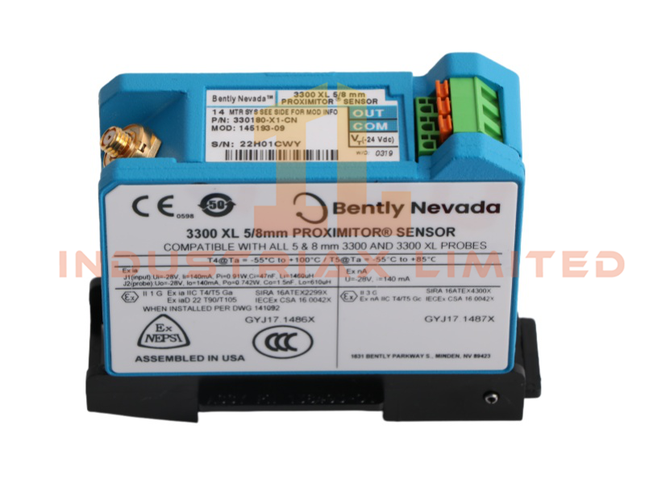 Bently Nevada 330180-X1-05 MOD:145004-13 3300 XL Proximitor Sensor