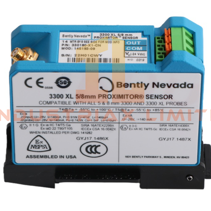 Bently Nevada 330180-X1-05 MOD:145004-67 3300 XL Proximitor Sensor