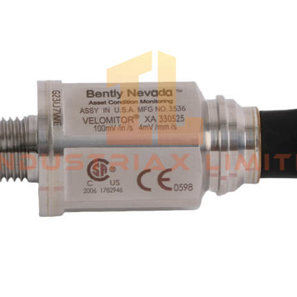 مستشعر السرعة الكهروإجهادي Velomitor XA من Bently Nevada 330525-02