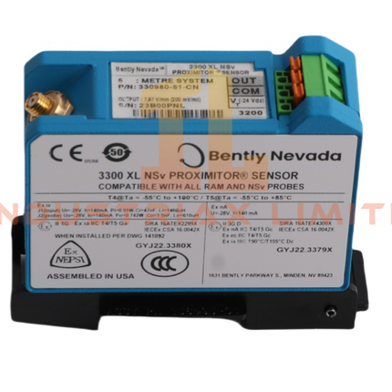 Bently Nevada 330703-000-100-10-01-CN 3300 XL 11 mm Proximity Probes