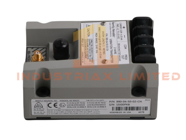 Bently Nevada | 990-04-50-03-00 | Pemancar Getaran Dua Kabel Seri 990