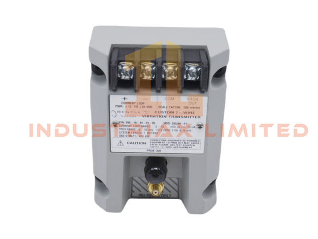 Bently Nevada 990-10-XX-01-05 MOD:285269-01 2-Wire Vibration Transmitter