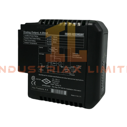 EMERSON KJ3002X1-BB1 12P0683X082 Analog Output Module