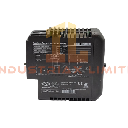 Modul Output Analog Emerson KJ3002X1-BE1 12P0682X052 DeltaV Seri M