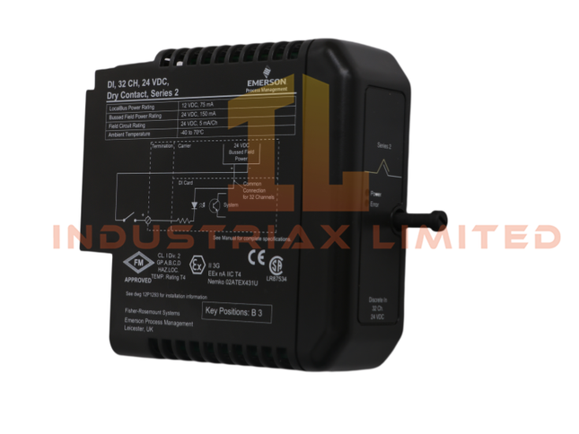 Modul Input Diskrit EMERSON KJ3203X1-BA1 12P3270X022 VE4001S2T2B4