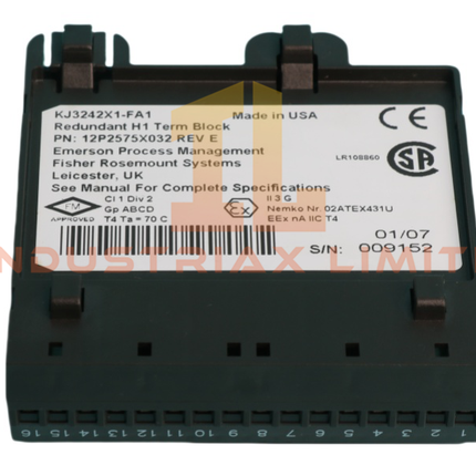 EMERSON KJ3242X1-FA1 12P2575X032 Terminal Block