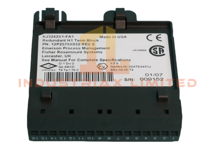 EMERSON KJ3242X1-FA1 12P2575X032 Terminal Block