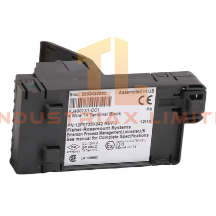 Blok Terminal 4-Kawat EMERSON KJ4001X1-CC1 12P0733X042 DeltaV