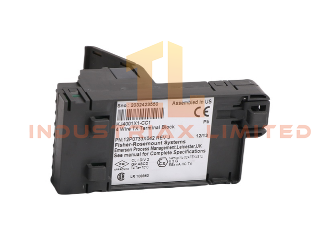 Blok Terminal 4-Kawat EMERSON KJ4001X1-CC1 12P0733X042 DeltaV