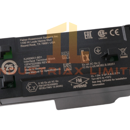 EMERSON KJ4006X1-BF1 12P4728X052 SE4001S2T2B4 Redundant AI Terminal Block