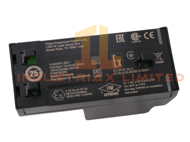 Blok Terminal AI Redundan EMERSON KJ4006X1-BF1 12P4728X052 SE4001S2T2B4