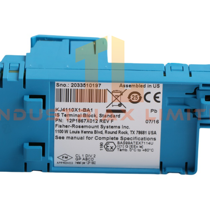 Emerson KJ4110X1-BA1 12P1867X012 Terminal Block