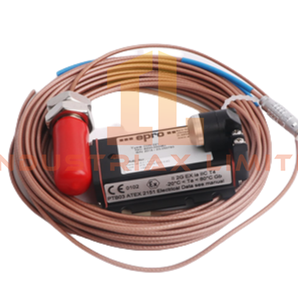 Emerson EPRO Series PR6424/000‑040 + CON021 Eddy Current Sensor Assembly