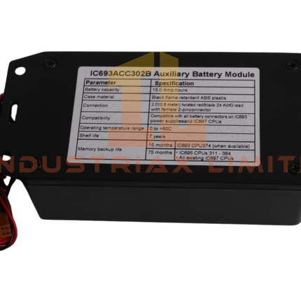 بطارية احتياطية لوحدة المعالجة المركزية وذاكرة الوصول العشوائي من GE PACSystems IC693ACC302B