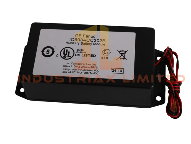 General Electric IC693ACC302B CPU RAM Backup Battery