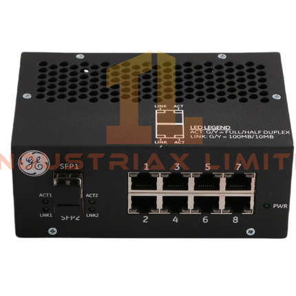 GE IS420ESWAH1A Ethernet Switch 8 Port 1 Fiber