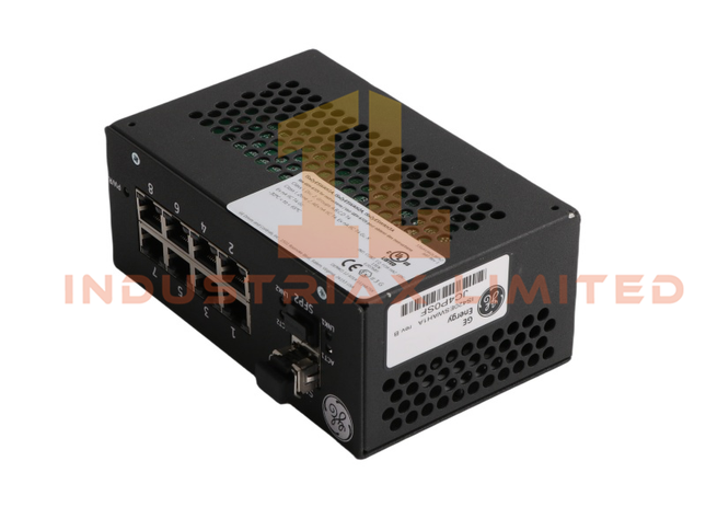 GE IS420ESWAH1A Ethernet Switch 8 Port 1 Fiber